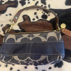 Vintage Y2K Denim Coach Mini Shoulder Bag